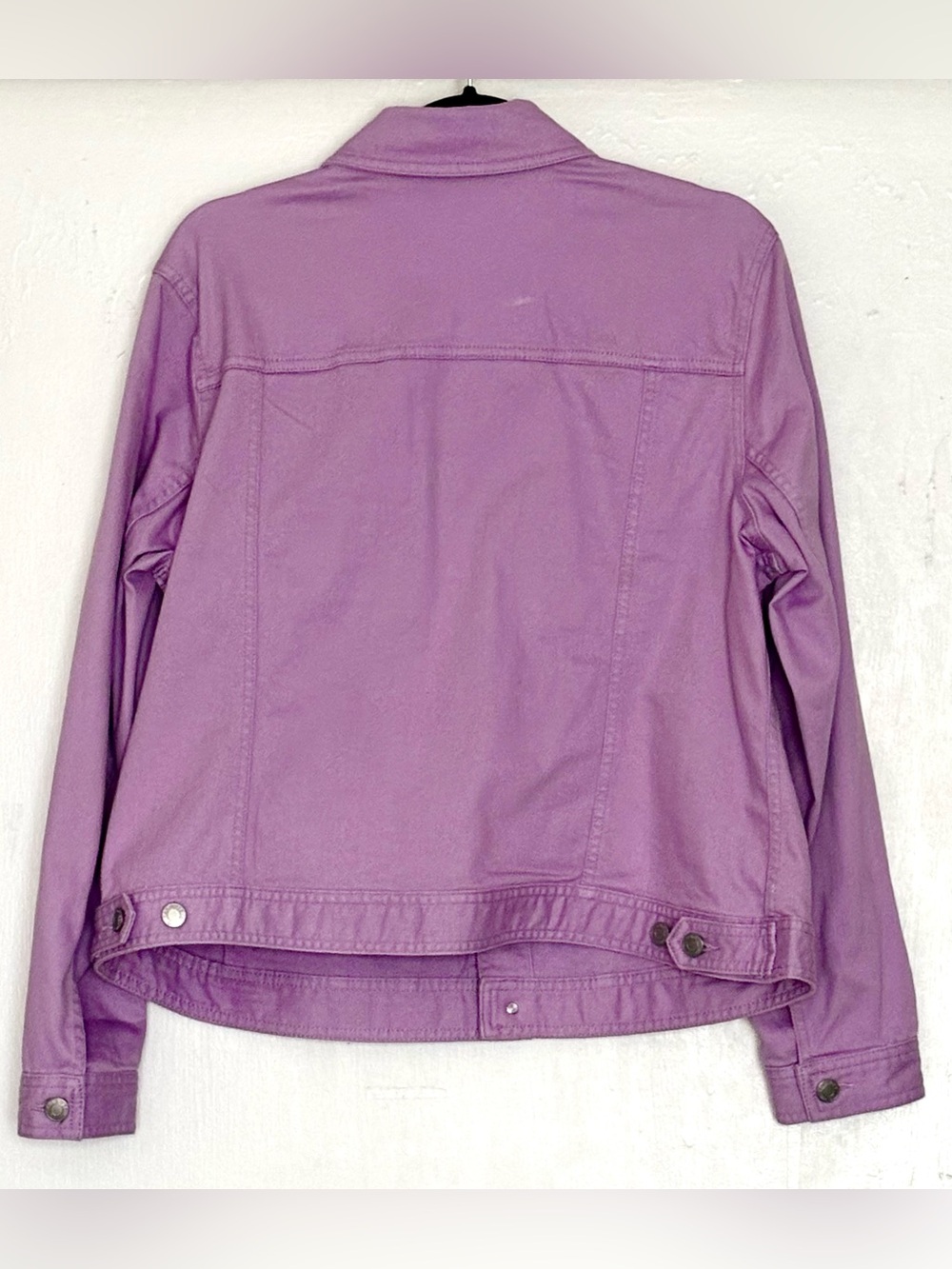 Talbots Classic Jean Jacket Lavender Size X - Picture 3 of 5